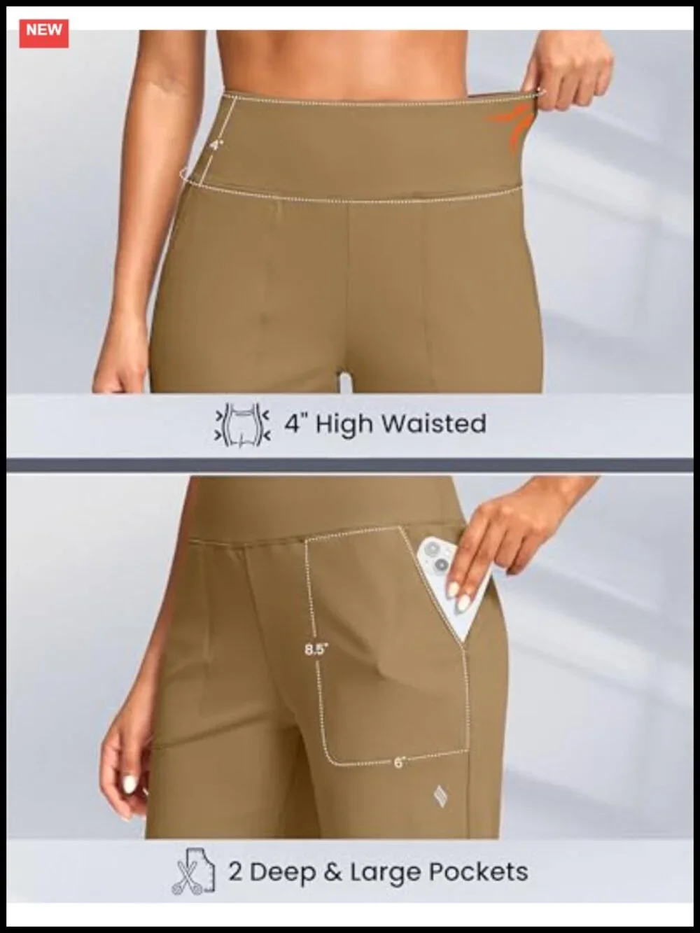 High Waisted Bermuda Shorts 14
